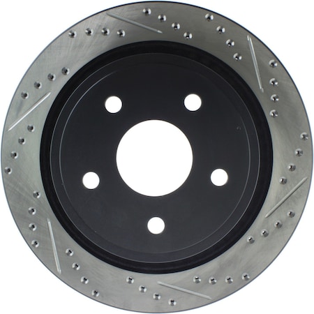 Centric Parts Sport Drilled/Slotted Brake Rotor, 127.67054L 127.67054L